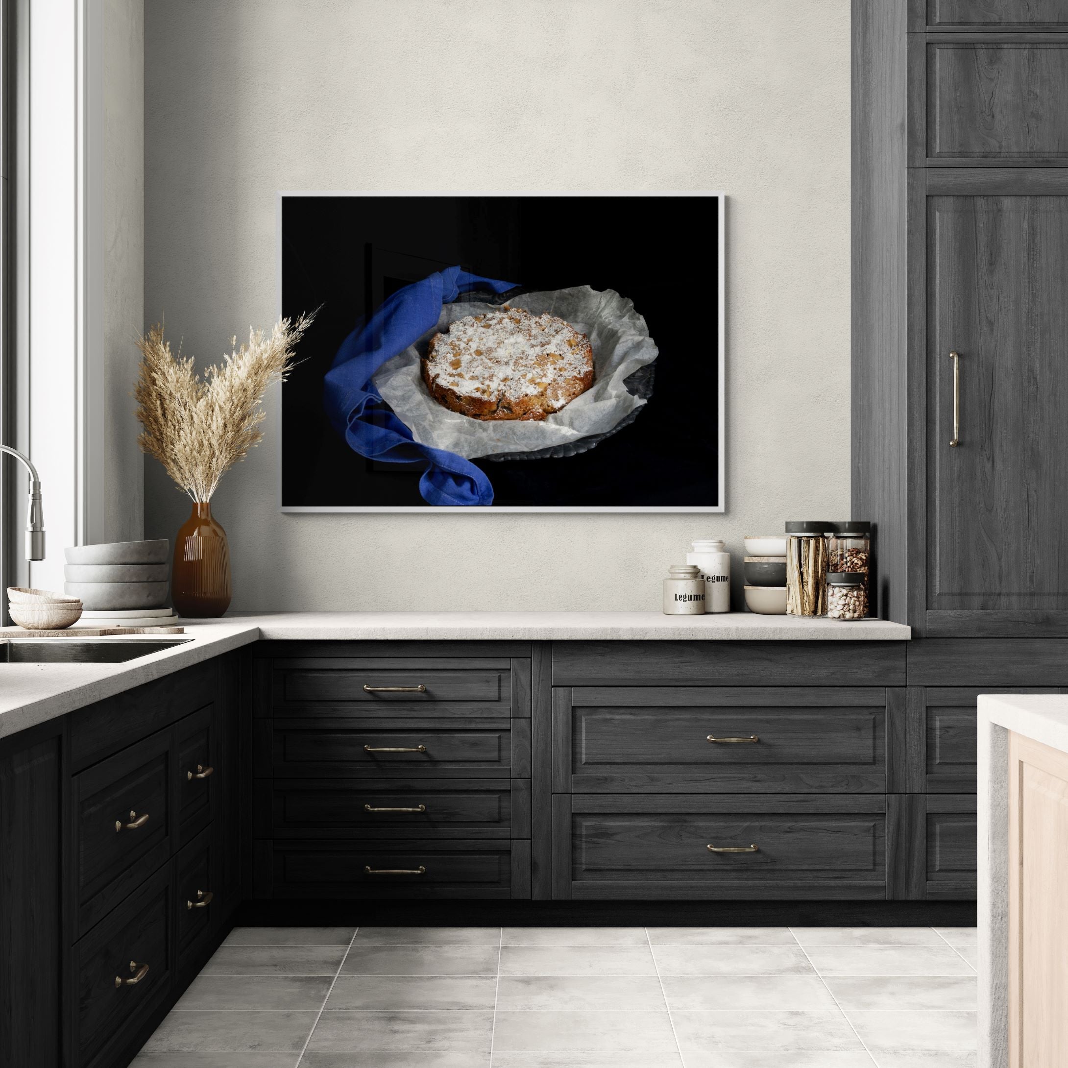 Apple Cake Wall Art in Kitchen