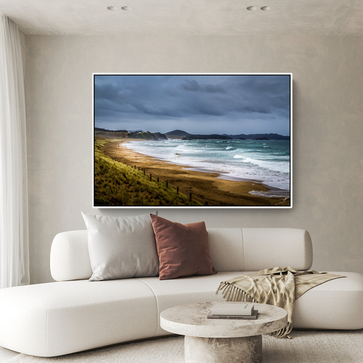 Pataua North Beach Morning Walk | Canvas Print